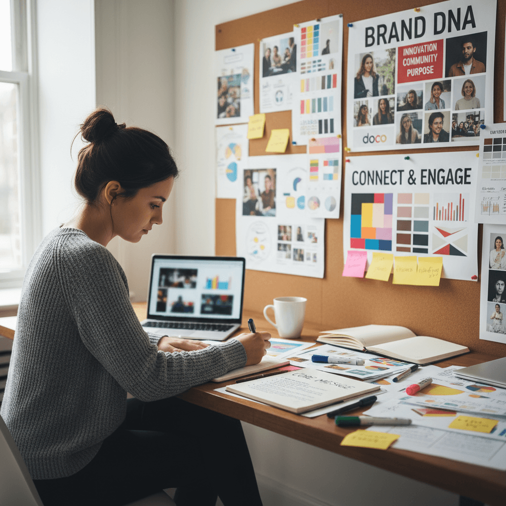 Message development and brand positioning