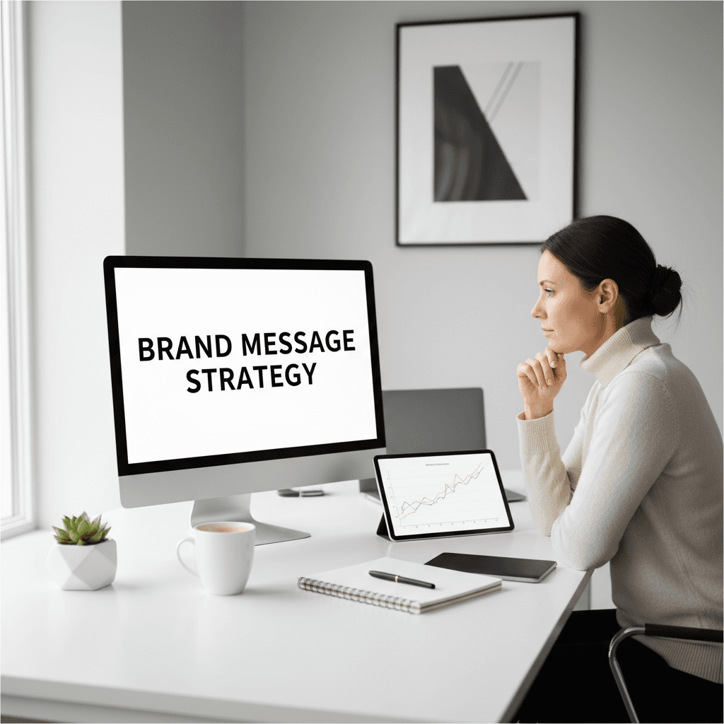Content strategy and brand messaging development